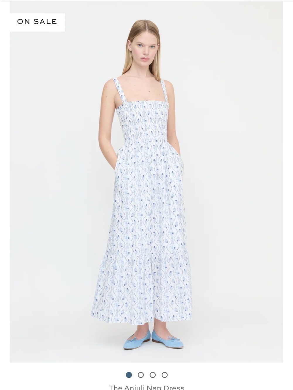 Hill House Anjuli Nap Dress Black Crepe - M